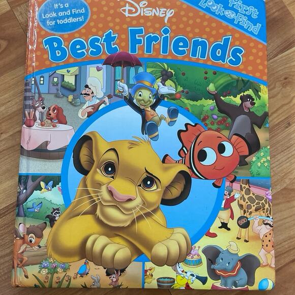 Disney‎ First Look and Find Best Friends book - Picture 1 of 4